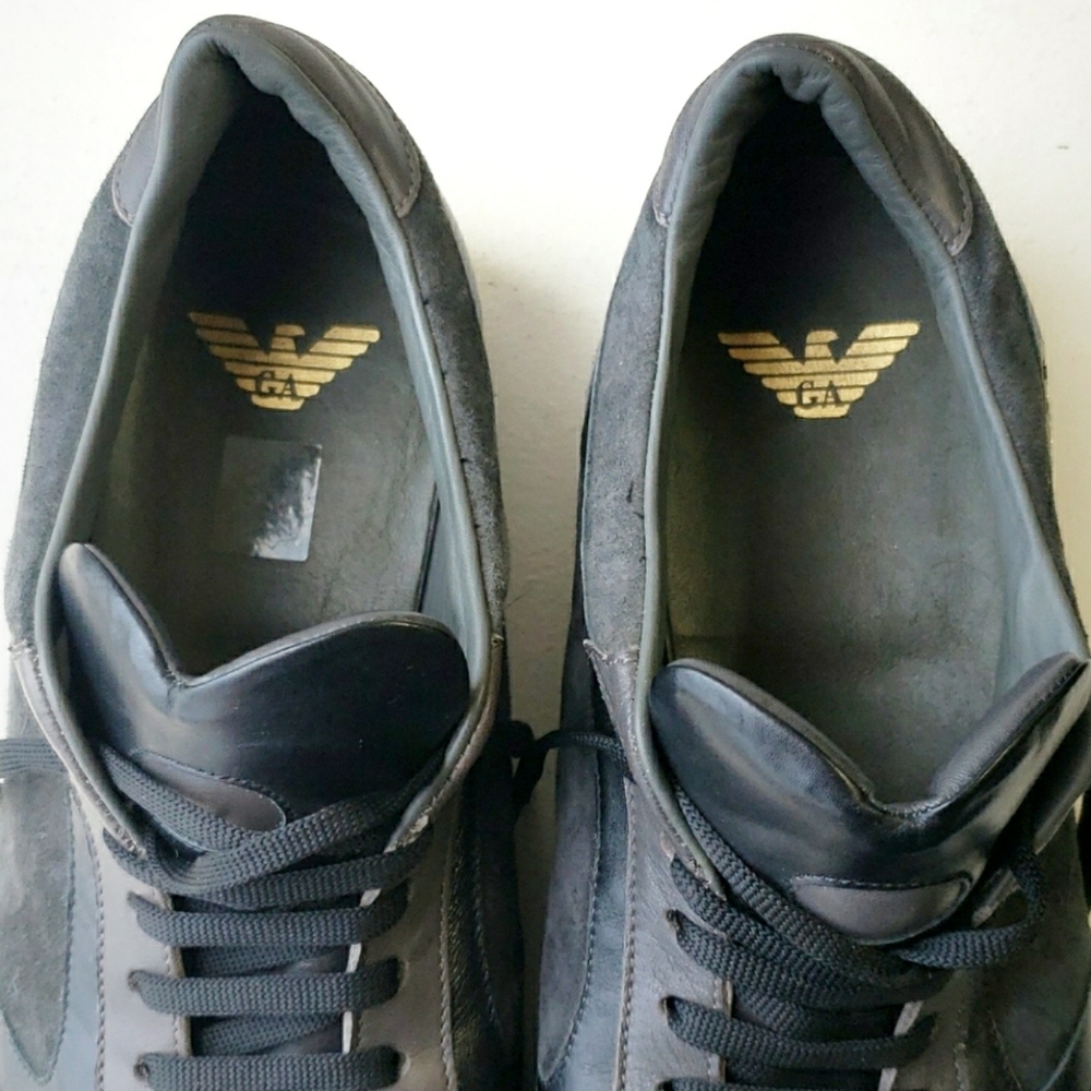 *SOLD*Armani leather men sneakers - Picture 5 of 11